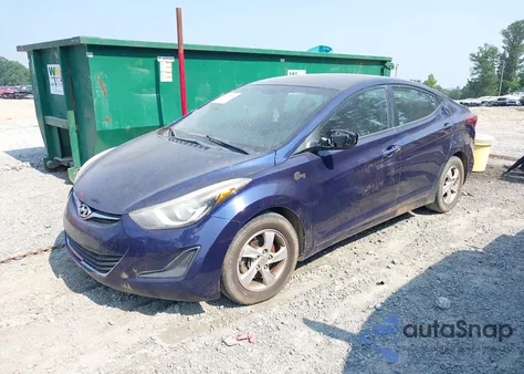 2014 Hyundai Elantra Se из США, поврежденный, VIN 5NPDH4AE5EH529305